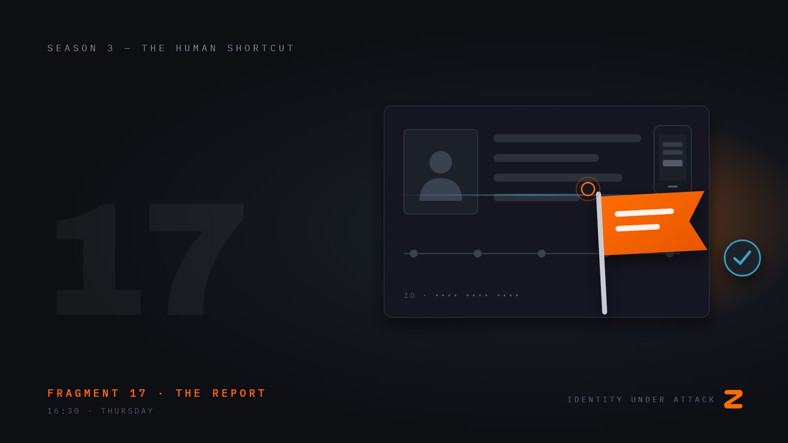 Identity Under Attack, episode 17: The Rule That Made Reporting Easy. Fragment 17, the report.