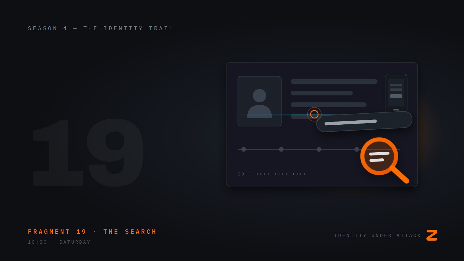 Identity Under Attack, episode 19: The Search Result About Me. Fragment 19, the search.